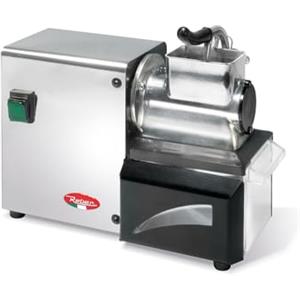 Reber N.3 10053N Grattugia Elettrica, Alluminio e Acciaio, 200W, Nero/Grigio