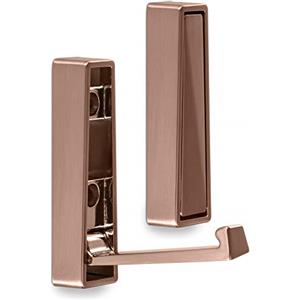 SOTECH Gancio Pieghevole per Montaggio a Superficie Bari 80 x 20 x 15 mm Rame Lucidato Gancio Appendiabiti da Avvitare Guardaroba da Parete Gancio per Montaggio a Superficie