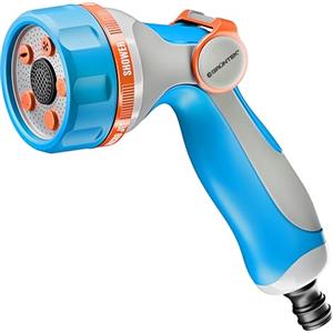 GRÜNTEK Pistola Irrigazione Acqua Giardino 5 Spruzzi Ultraleggera Multifunzione controllo al pollice