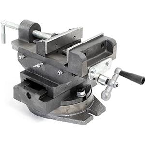 Wiltec Morsa da banco per macchine con base girevole Morsa di serraggio da officina 125mm