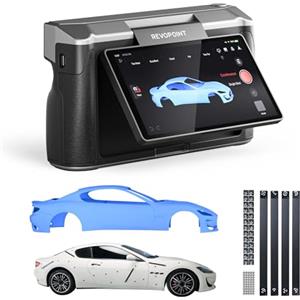 Revopoint MIRACO Plus Scanner 3D per Stampa 3D, Portatile Autonomo con Fotogrammetria, Zoom Ottico, Fino a 20 fps, Precisione Fino a 0,02 mm, Fotocamera RGB a Colori per Oggetti Piccoli e Grandi, 32GB