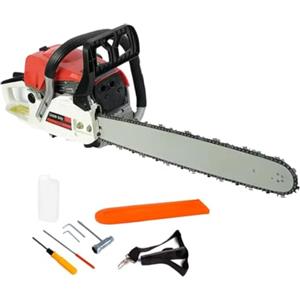 DE ROSA SHOP Motosega a Scoppio Professionale 52cc con Lama da 50cm - Potente, Affidabile, Leggera, Ottima per Taglio Legna e Manutenzione Giardino