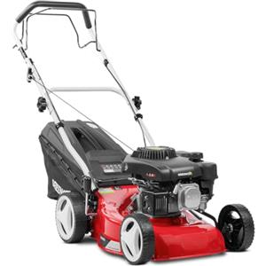GREENCUT GLM690X - Rasaerba a benzina 132cc semovente, avviamento manuale, larghezza 41 cm, altezza regolabile, sacco 45 L, per giardini fino a 1100 m²