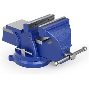 Wiltec Morsa da banco Light Duty 100mm con incudine e ganascia di serraggio per sollecitazioni leggere