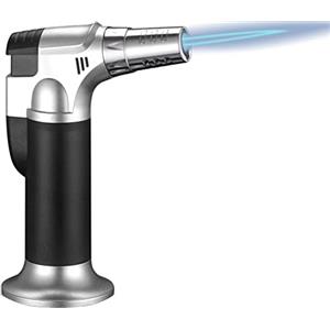 MAGIC SELECT Cannello da Cucina, Cannello a Gas, Bruciatori da Cucina con Blocco di Sicurezza e Fiamma Regolabile, Perfetto per Crème Brûlée, Barbecue e Gioielleria. (Gas butano non incluso)