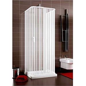 Generico Box Doccia in PVC 70x90x70 cm a tre lati con apertura centrale Praga