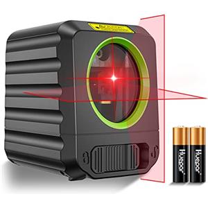 Huepar Livella Laser Autolivellante 25M, Linea Laser Rosso a Croce, Orizzontale e Verticale, IP54 Batteria Inclusa-B011R