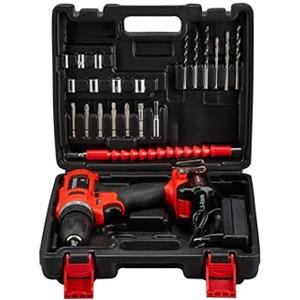 TEENO Avvitatore a Batteria 21V, 2 Velocità Trapano a Batteria, 1*Batterie al Litio 1.5Ah, Ricarica Rapida in 1 Ora, 20 Accessori Inclusi (Trapano a 1*Batteria)