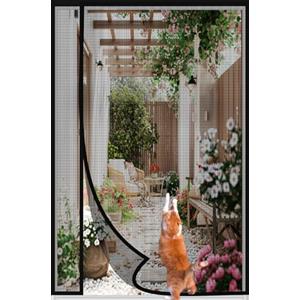 DIKER Zanzariera Magnetica Porta 75 × 210 cm, Tenda Zanzariere Finestra Magnetiche, Zanzariere per Porte Finestre, Tende Anti Zanzare Porta Chiusura Automatica per Balcone, Soggiorno