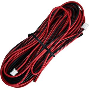 Honmidatek Cavo elettrico da 5 metri 22AWG 0,3 mm² a 2 anime, nero e rosso, per collegare il pannello del citofono e il monitor, in rame stagnato, resistente all'usura, alle alte temperature e all'ossidazione