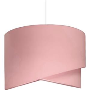 youngDECO® Paralume Lampadario a Sospensione Ø38 cm - Lampada a Sospensione Rosa - Abat Jour in Tessuto 2 x E27 - Lampadari Camera da Letto, Soggiorno e Bambini Cameretta (Lampadina non inclusa)