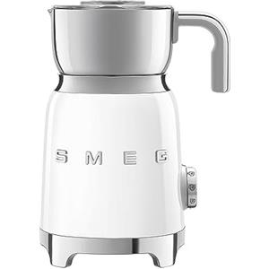 Smeg, Montalatte Multifunzione MFF11WHEU, con Sistema ad Induzione, 6 Programmi Preimpostati, Una funzione Manuale, Caraffa Removibile da 600 ml, Tappo Misuratore, Avvolgicavo Integrato, 500W, Bianco