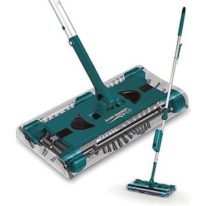 MAXXMEE Swivel Sweeper Scopa a Batteria con Funzione mop - Senza Filo, Senza Sacco e Ricaricabile - Scopa per Pavimenti con snodo per la Schiena e Rotazione a 360° - Pulizia Senza Fatica