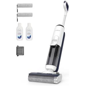 Tineco iFLOOR 5 Breeze Complete Aspirapolvere Lavapavimenti Senza Fili, Pulizia in Un Solo Passaggio per Pavimenti Duri, Bordi, Auto Pulizia, Scopa Elettrica Design Leggero e Senza Fili