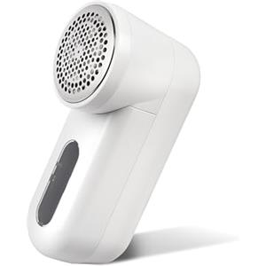 Girmi ST1201 Levapelucchi, 6 lame Inox, 2 Velocità, Ricarica in 3 ore, Griglia 50mm, Pennellini per pulizia, Bianco