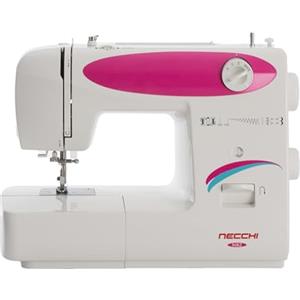 Necchi N82 Macchina per Cucire, Interno in pressofusione in Alluminio, scocca in ABS, Rose, Regular