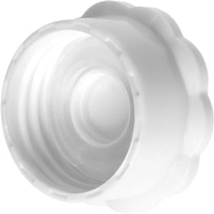 GRÄWE Coperchi per bottiglie di vetro Sodastream Penguin e Crystal, set di 4 coperchi per bottiglie, coperchio ermetico, colore bianco