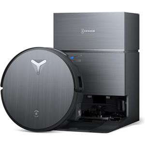 ECOVACS DEEBOT X11 Pro OMNI Robot Aspirapolvere Lavapavimenti con Stazione Pulizia, Aspirazione 19500Pa, OZMO ROLLER 2.0, TruEdge 3.0, Ascensione massima di 4 cm, ZeroTangle 3.0, Tecnologia PowerBoost