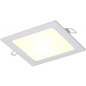 Planetitaly Faretto quadrato LED 12W Pannello Incasso Cartongesso Ultra Sottile, Alta Resa Luminosa 1200 LM, Luce Diffusa 120 gradi, Foro Incasso 15cm, LED CCT Regolazione della Temperatura Luce da 3000K a 6500K
