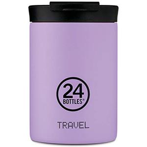 24BOTTLES Travel Tumbler- Tazza Termica Caffe, Te, Bevande Acciaio Inox da Viaggio 350ml, Termos Caffè 100% Ermetico, Thermos 6hHot/24hCold, Borraccia Termica Mug Ecologica Design Italiano, Erica