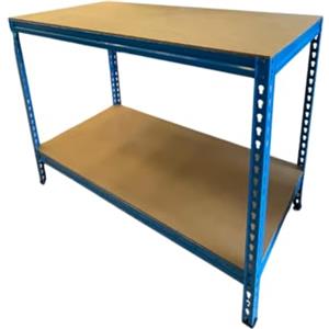 XONE | Banco da lavoro a 2 ripiani blu Mercurio