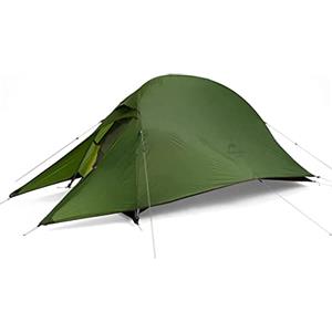 Naturehike Cloud-up Ultralight 1 Persona Tenda Impermeabile Double-Layer Camping Campeggio (20D Verde Foresta aggiornare)