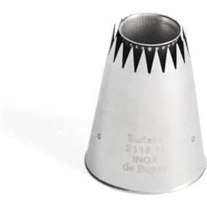 De Buyer Acciaio Inossidabile Beccuccio sultanino Foro a Stella, 2118.12