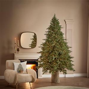 EDG Enzo De Gasperi Albero di Natale Pino Imperialnew 210x140cm con 4000 LED Realistico 2224 Rami 100% PE