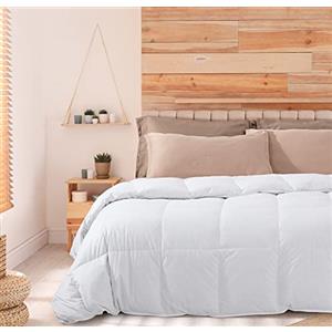 Zenoni & Colombi Piumino Tirolese Invernale in 100% Piuma D'Oca Vergine Siberiana, Piumone 5 Punti di Calore Made in Italy (135X200cm)