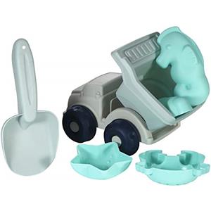 Kindsgut formine per la sabbia, giochi per il mare, realizzato in materiale leggero e ideale per i più piccoli e in viaggio, in colori tenui e forme bellissime, Theo