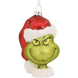 VARZI Addobbo Albero Di Natale In Vetro Il Grinch Decorazione Natalizia In Vetro - Varzi Il Natale Dal 1956