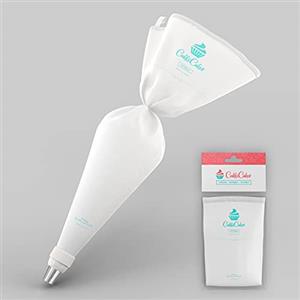 Cukkicakes Sac a Poche Riutilizzabile Professionale per decorare torte (45cm), Cupcake, Crocchette, Churros - Extra Resistente, Flessibile e leggera - Da usare con beccucci - Prodotta in Giappone