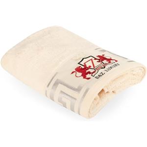 B&Z Luxury Asciugamano da bagno 50x100 cm in Bamboo 500gr | Super Morbido Assorbente Resistente | Asciugamani Spugna Viso Mani Capelli | Ospiti Spa Palestra (Panna, 1 Viso)