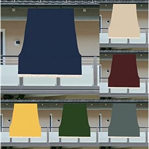 Luga TENDA DA SOLE CON ANELLI RESISTENTE ESTERNI BALCONE VERANDA GIARDINO 2022 (150X250, BLU)