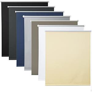 WOLTU Tenda a Rullo Interni Oscurante Klemmfix senza Fori 70 x 210 cm Beige, Tenda Avvolgibile Oscurante per Protezione Solare con Morsetti e Catene per Finestre e Porte