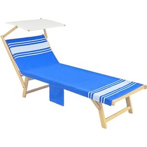 o-day Telo Mare con Angoli e Tasche 70x180cm - Asciugamano Mare Cotone Fouta 100% Per Lettino e Spiaggia