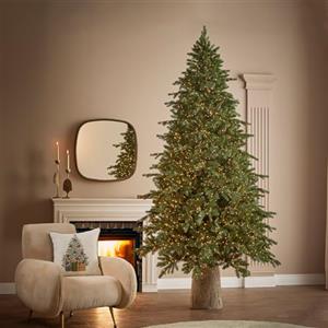 EDG Enzo De Gasperi Albero di Natale Pino Imperialnew 240x150cm con 5300 LED Realistico 2932 Rami 100% PE