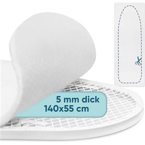 Villkin Imbottitura per asse da stiro Villkin spessa 5 mm e tagliabile a misura - Imbottitura di alta qualità in Moleton per una stiratura senza pieghe - Adatta a tutte le assi da stiro