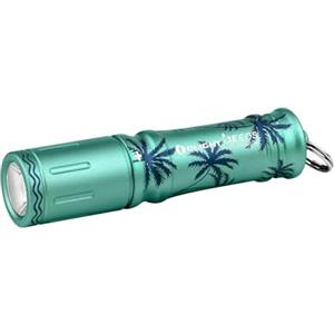OLIGHT I3E EOS Torcia Portachiavi Mini Impermeabile IPX8, LED 90 Lumen Gittata 44m Lente TIR Batteria AAA Inclusa Per Campeggio Escusione Caccia pesca Emergenza Sport All'apert(Palma estiva)