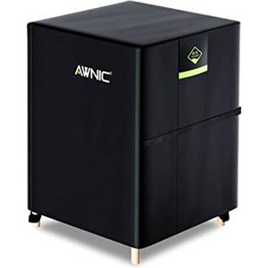 AWNIC Copertura Sedie Esterno Impermeabile, Antivento e Antipolvere, Resistente ai Raggi UV Copri Sedie da Giardino 420D Poliestere Adatto per Sedie Plastica Esterno Impilabili 110X68X68cm