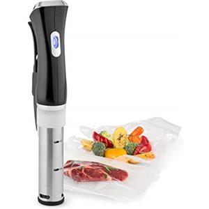 KLARSTEIN Quickstick Sous Vide Cooker 3D - Circolatore per Cottura Sous Vide, Roner Cucina a Bassa Temperatura, Cottura Sottovuoto, 1300W, 50-95 °C, Circolazione 3D, Classic, Nero