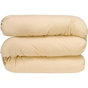 baby idea Cuscino Allattamento Multiuso Cilindrico Nido per Il Letto Sfoderabile Made in Italy (Beige)