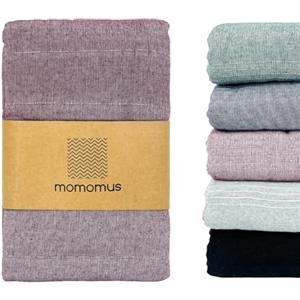 MOMOMUS Copriletto Leggero Multiuso - Sottile, Pratico, Confortevole - Ideale come Copri Letto, Telo Copridivano e Telo Copritutto per Arredo, Divano e Poltrona - Viola, 170 x 260 cm