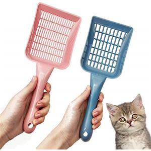 BPS BUENA PET SHOP BPS - Pala per lettiera per Gatti, per Raccogliere Escrementi, Pulizia per Animali Domestici, Colore Casuale BPS-2331 x 2332