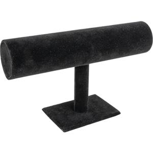 ideen mit herz Portagioie per bracciali e orologi, 23,5 x 7 x 13,5 cm, nero effetto velluto