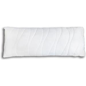 Comprarredo Cuscino piazza e mezza lungo 110 cm in fiocco di memory 100% traspirante e antiacaro, per letto alla francese e 1 piazza e mezza, prodotto italiano