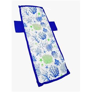 GX GARGIX GARGIX Telo mare lettino microfibra con molle tasche con e senza cuscino Fantasia (Msc-1, SENZA CUSCINO)