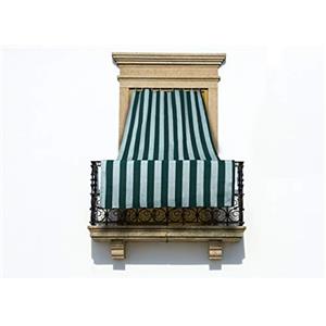 BIANCHERIAWEB Tenda Da Sole Ombreggiante Tendone A Caduta Per Esterno Balcone Fantasia Rigata Modello Riga Larga