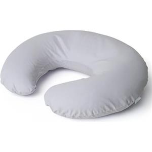 Niimo Cuscino Allattamento - Cuscino Gravidanza Multifunzione - Cuscino per Gravidanza 100% Cotone - Cuscino Lavabile Maternità in Cotone - Cuscino Premaman per Allattamento (Grigio)