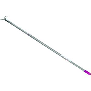 Sicignano | Asta Appendiabiti in Metallo per Armadio con Manico Telescopico Estensibile fino a 150 cm, Grigio, Made in Italy